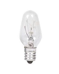7 Watt C7 Incandescent Lamp - E12 (Candelabra) - Philips - 7C7 120-130V  [373787]