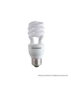 11 Watt Mini Twist Compact Fluorescent Lamp - E26 (Medium) - Sylvania - CF11EL/MINITWIST/1  [29378]