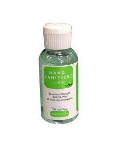 Liquid Hand Sanitizer - 2 Ounce Squeeze Bottle - 70% Alcohol (Packaging May Vary)