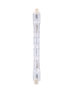150 Watt T3 Double End Halogen Lamp - Warm White (2950K) - R7S (Recessed Single Contact) - Sylvania - 150T3Q/CL/RP 120V  [58885]