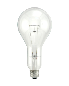 300 Watt PS30 Incandescent Lamp - Warm White (2850K) - E26 (Medium) - Sylvania - 300M120  [15742]