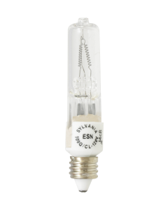 100 Watt T4 Mini Can Halogen Lamp - Warm White (2950K) - E11 (Mini-Can) - Sylvania - 100Q/CL/MC(ESN)120  [58761]