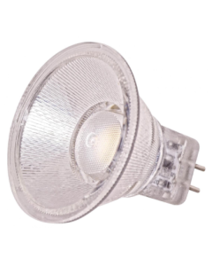 1.6 Watt MR11 LED Lamp - Warm White (3000K) - GU4 (Bi-Pin) - Satco - 1.6MR11/LED/40/3000K/12V/D  [S9550]