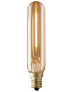 2 Watt T6 LED Tubular Lamp - Warm White (2200K) - E12 (Candelabra) - Archipelago - LTTB6V20022CB-90