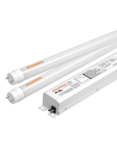 10 Watt LED Retrofit Kit - 2 Foot - Neutral White (3500K) - G13 (Medium Bi-Pin) - Sylvania - LED10T8L24/F/1X2HE/835/UNV  [73099]