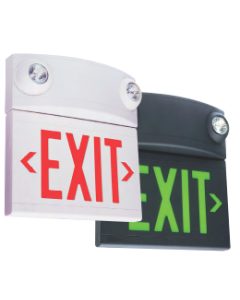Exit/Emergency Combo Sign - Dualite - LTUGWD