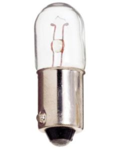 1.44 Watt Miniature Bayonet Miniature Lamp - BA9s (Miniature Bayonet) - Satco - 1813 14.4V 1.4W BA9S T3 1/4  [S7862]