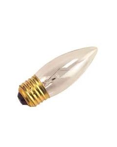 11 Watt B10 Incandescent Lamp - Clear CoverShield - E26 (Medium) - Halco - ETC60/CS  [102146]